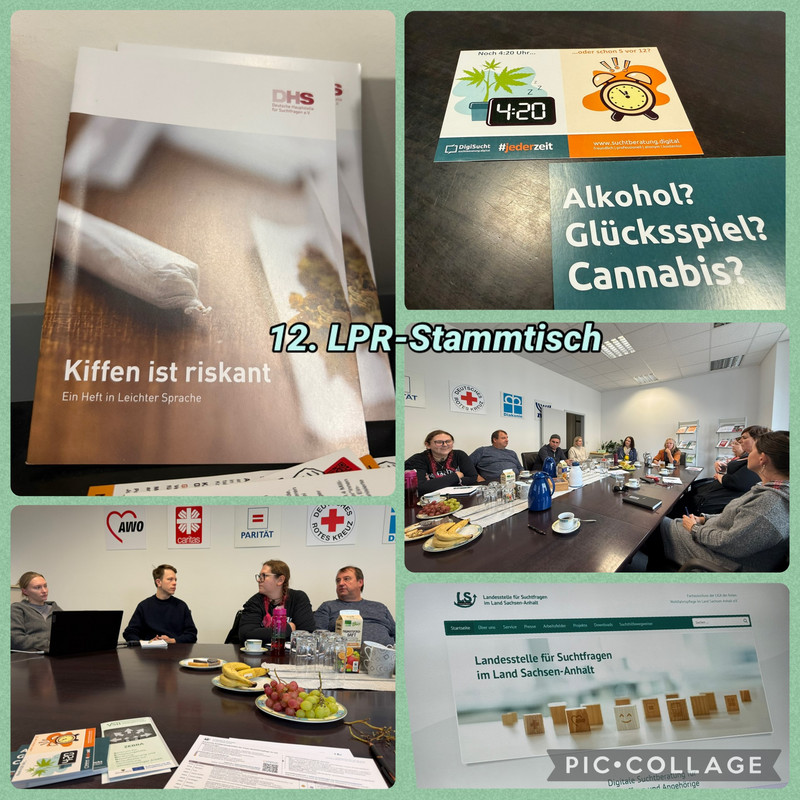 Collage vom LPR-Stammtisch