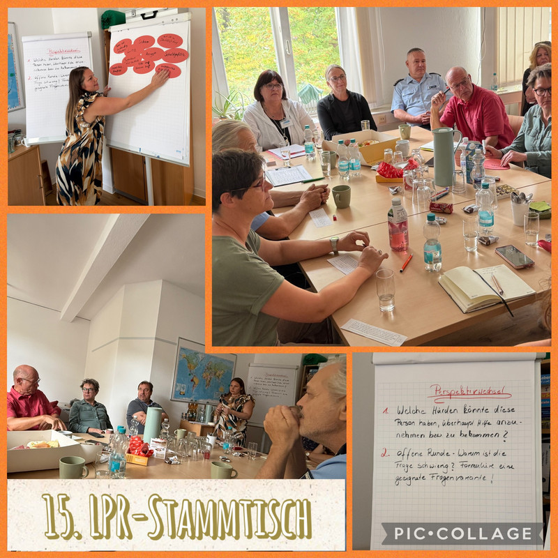 Bildcollage vom Stammtisch