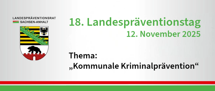 18. Landespräventionstag Sachsen-Anhalt